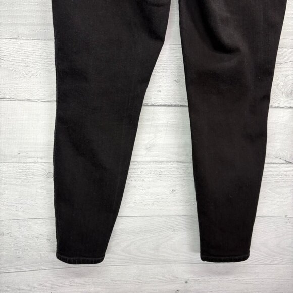 Spanx Ankle Skinny Jeans Womens Size Large Black Stretch Pull On Flattering Fit - Picture 8 of 11